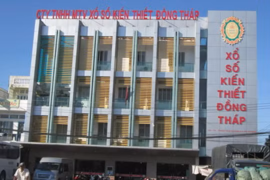 Trụ sở Công ty TNHH MTV Xổ số kiến thiết Đồng Tháp - Ảnh: Thành Nhơn