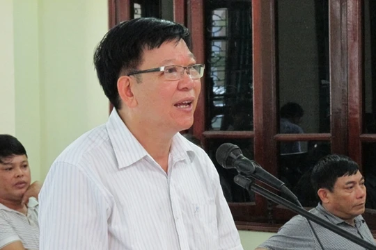 Ông Lương Ngọc Phi cho biết Bộ Tài chính đã hoàn thành chuyển 23 tỷ tiền bồi thường oan sai về kho bạc tỉnh Thái Bình