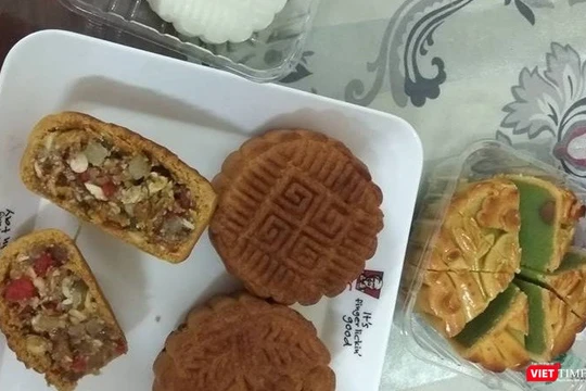 Một loại bánh Trung thu không đảm bảo chất lượng.