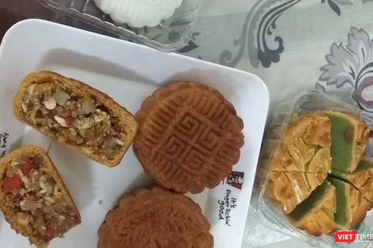 Một loại bánh Trung thu không đảm bảo chất lượng.