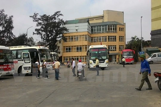 Bến xe Lương Yên sẽ dừng hoạt động trước ngày 30/7 tới. (Ảnh: Việt Hùng/Vietnam+)