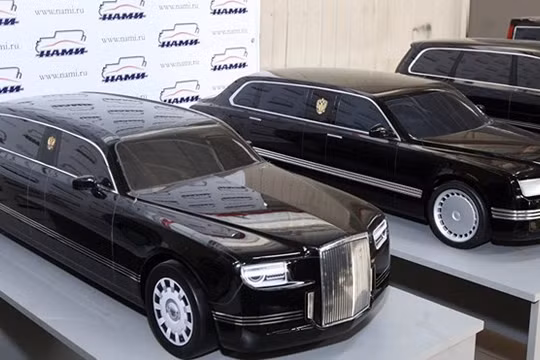 Limousine hiệu Kortezh của Nga - Ảnh: Sputnik