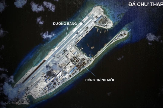 Trung Quốc xây loạt trạm radar trên các đảo phi pháp ở Trường Sa