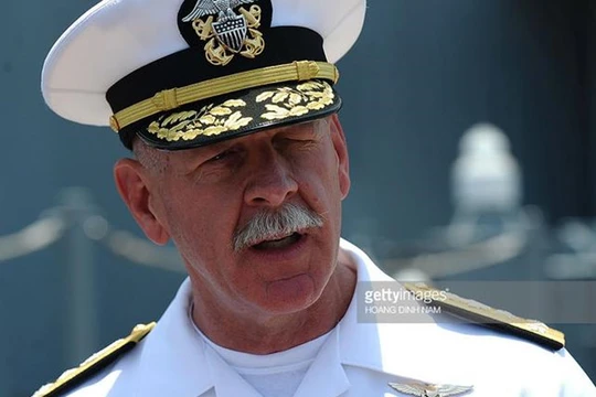 Đô đốc Scott Swift, Tư lệnh Hạm đội Thái Bình Dương, Hải quân Mỹ. Ảnh: Getty Images