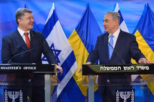 Tổng thống Ukraine Poroshenko và Thủ tướng Israel Netanyahu