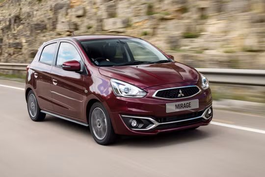 Giá bán Mitsubishi Mirage bản số sàn hiện đã thấp hơn cả mẫu xe cùng phân khúc của Hàn Quốc. Ảnh: Mitsubishi