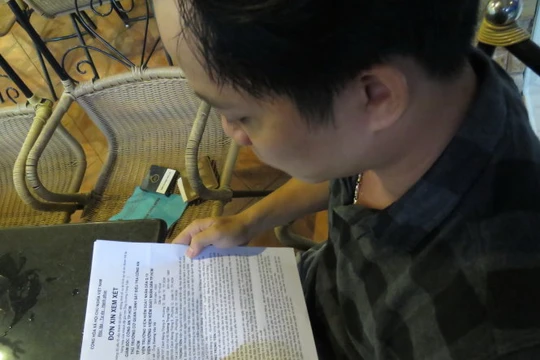 Anh Dương Trọng Tiến. Ảnh Tuổi trẻ