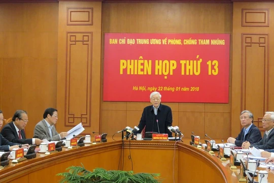 Tổng Bí thư Nguyễn Phú Trọng phát biểu chỉ đạo tại Hội nghị. Ảnh: dangcongsan.vn