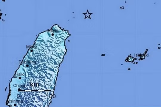 Khu vực bị ảnh hưởng mạnh nhất từ trận động đất là khu vực phía Bắc đảo Đài Loan