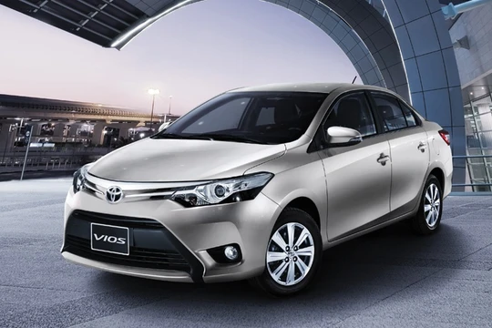 Mẫu Vios của Toyota đã giảm giá xuống mức dưới 500 triệu đồng/xe. Ảnh: Toyota