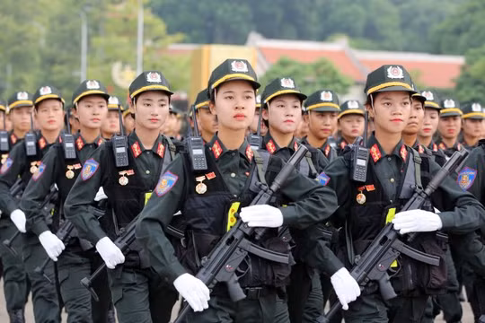 Đội hình các nữ cảnh cơ động