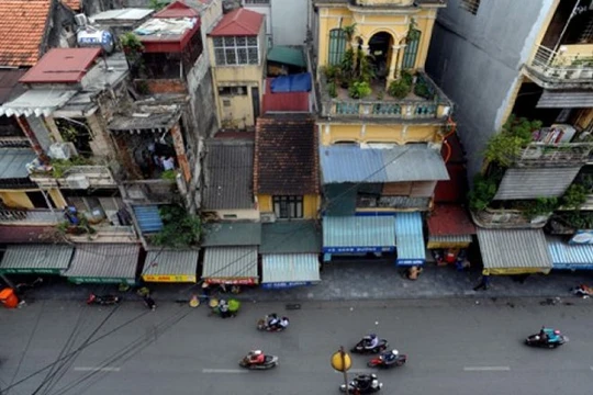 Hà Nội hạn chế xây nhà quá 6 tầng ở 150 phố
