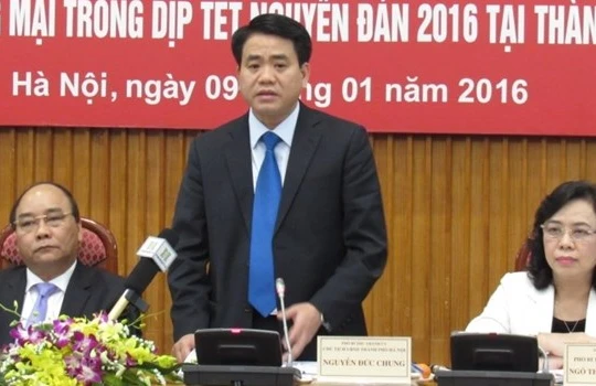 Chủ tịch UBND TP Hà Nội Nguyễn Đức Chung.