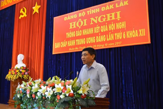 Ông Trần Quốc Cường, Ủy viên Trung ương Đảng, Phó Bí thư Tỉnh ủy Đắk Lắk. Ảnh: UBND tỉnh Đắk Lắk