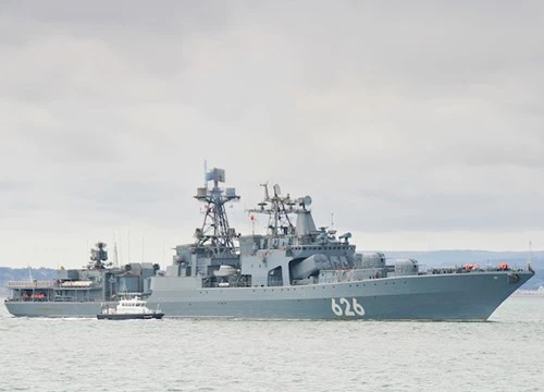 Clip Cận cảnh thợ săn ngầm Kulakov của Nga đang hoạt động ở Syria