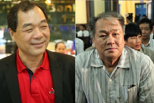 Ông Trầm Bê và ông Phạm Công Danh. Ảnh: BT