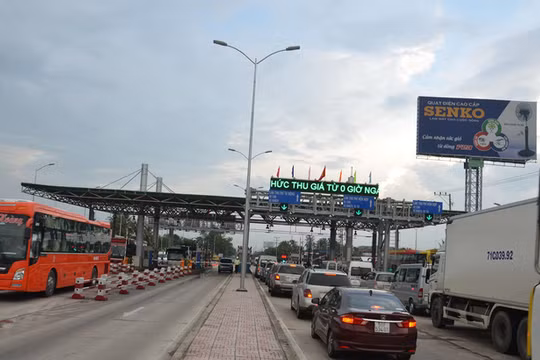 Trạm BOT Cai Lậy. Nguồn Soha