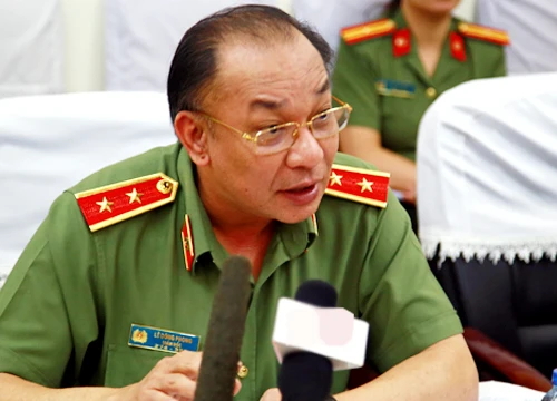 iám đốc Công an TP HCM - Trung tướng Lê Đông Phong. Ảnh: Quốc Thắng.