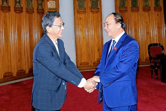 Thủ tướng Nguyễn Xuân Phúc và Đại sứ Nhật Bản Fukada Hiroshi