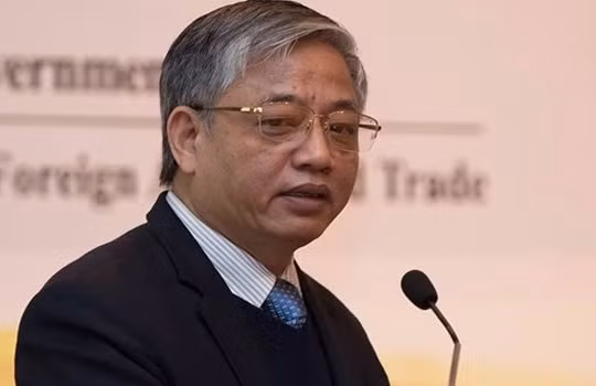 Thứ trưởng Bộ Lao động - Thương binh và xã hội Doãn Mậu Diệp chia sẻ về thị trường xuất khẩu lao động Việt Nam 2015. Ảnh: Anh Đức.