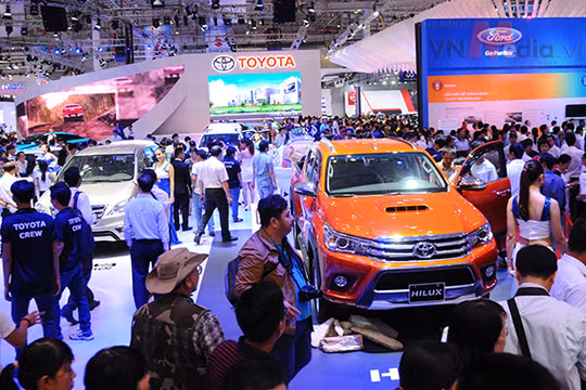 Toyota khá thành công với mức tăng 23% so với năm 2014 nhưng vẫn thấp hơn mức tăng chung của toàn thị trường