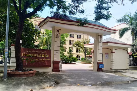 Sở Giáo dục và Đào tạo tỉnh Hòa Bình. Ảnh: Dân trí