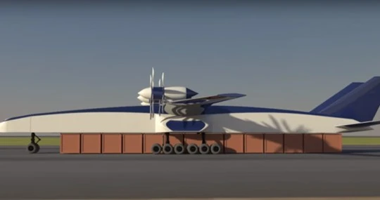 Ý tưởng máy bay chở container của Boeing