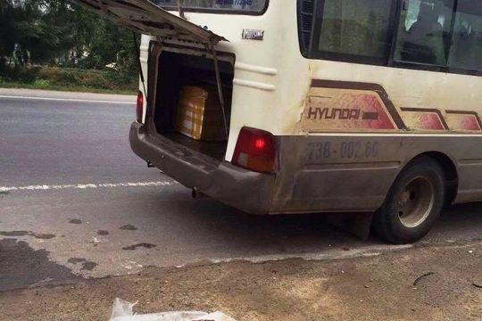 Số thực phẩm không rõ nguồn gốc phát hiện tại Lệ Thủy, Quảng Bình. Ảnh: Báo Quảng Bình