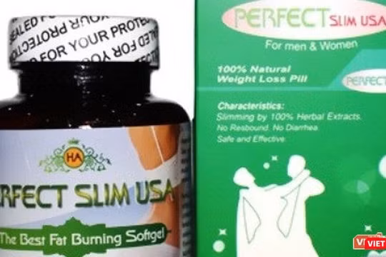 Một loại sản phẩm giảm cân có Sibutramine bị cấm sử dụng