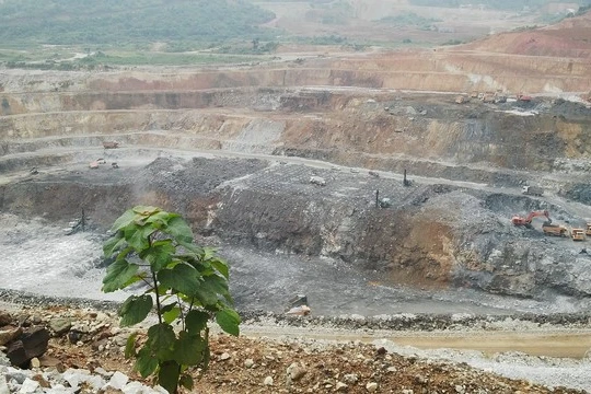 Mỏ khai thác quặng của dự án Núi Pháo. Nguồn: Tri thức trẻ