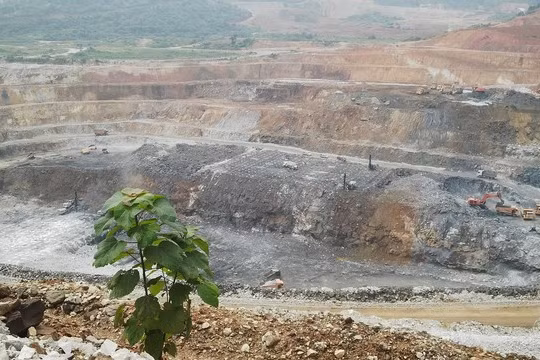 Mỏ khai thác quặng của dự án Núi Pháo. Nguồn: Tri thức trẻ