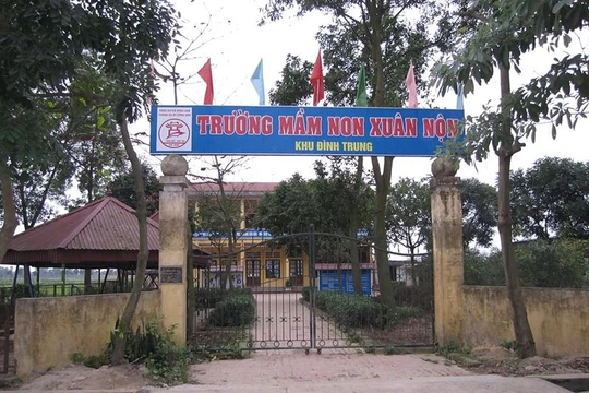 Trường mầm non Xuân Nộn. Nguồn: Báo GIáo dục.