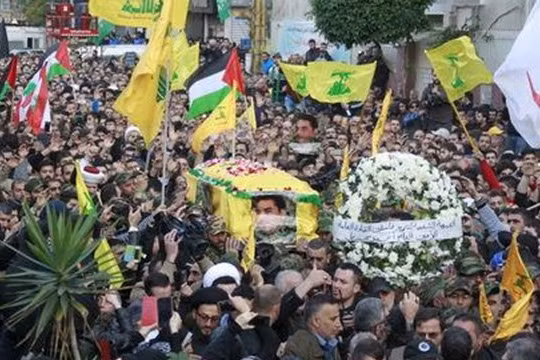 Đám tang của Samir Qantar tại Beirut ngày 21.12