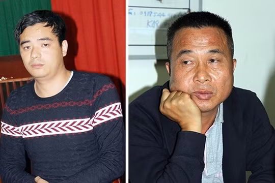 TianJin (trái) và Ye Guorong bị công an tạm giữ để phục vụ điều tra. Ảnh: D.T.