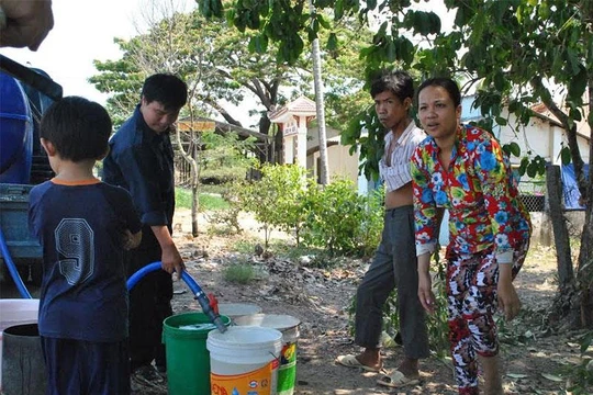 TP Rạch Giá (Kiên Giang) đang đứng trước đợt "khủng hoảng nước ngọt" nghiêm trọng