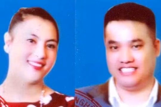 Ảnh truy nã đối với 2 đối tượng Nguyễn Cảnh Ánh và Nguyễn Thị Mai