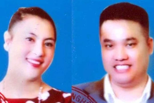 Ảnh truy nã đối với 2 đối tượng Nguyễn Cảnh Ánh và Nguyễn Thị Mai