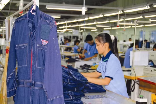 Theo Bộ LĐTBXH, tiền lương tháng bình quân năm 2015 ước đạt 5,53 triệu đồng/người, tăng khoảng 8% so với năm 2014. Ảnh TL