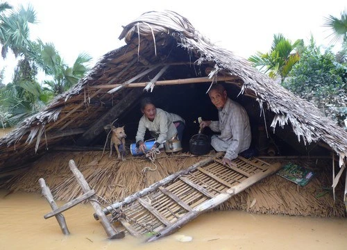 Lũ lụt gây thiệt hại nghiêm trọng cho miền Trung trong năm 2016. Ảnh: Internet