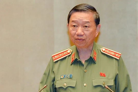 Bộ trưởng Bộ Công an Tô Lâm - Ảnh: Quochoi.vn