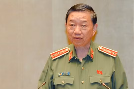 Bộ trưởng Bộ Công an Tô Lâm - Ảnh: Quochoi.vn