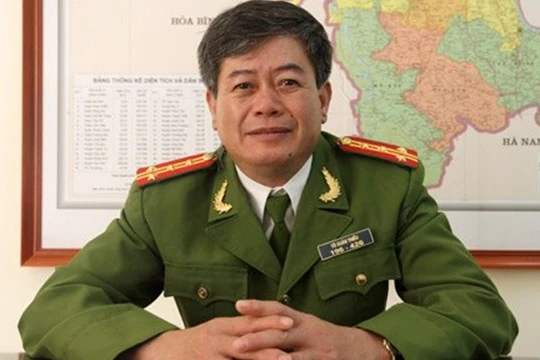 Đại tá Tô Xuân Thiều - PGĐ cảnh sát PCCC TP.Hà Nội (Ảnh: Nguyễn Hưng)