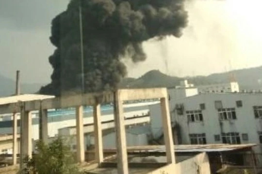 Lại thêm nhà máy hóa chất ở phía đông Trung Quốc phát nổ