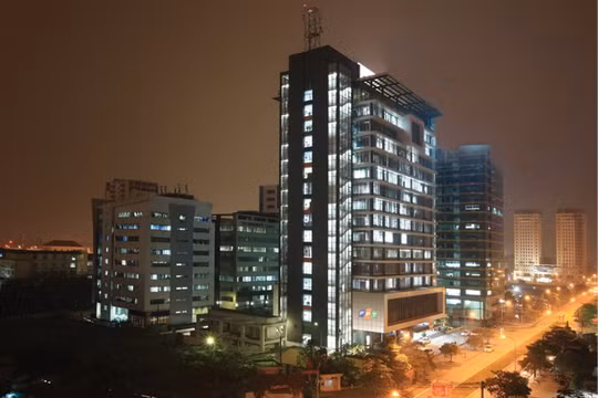 Một góc khu CNTT tập trung Cầu Giấy, Hà Nội. Ảnh: Vân Ly