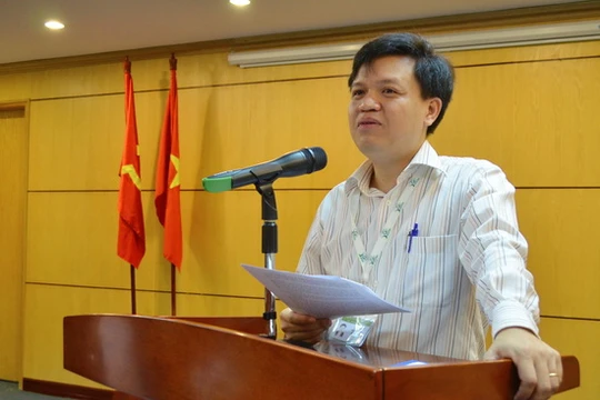 Ông Tạ Đình Thi, vụ trưởng Vụ Tổ chức cán bộ - Bộ Tài nguyên - môi trường 