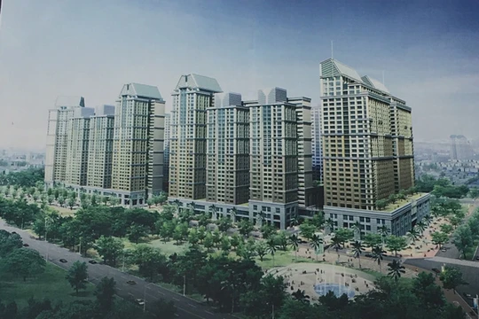 Phối cảnh dự án The Mark, quận 7, TPHCM. 