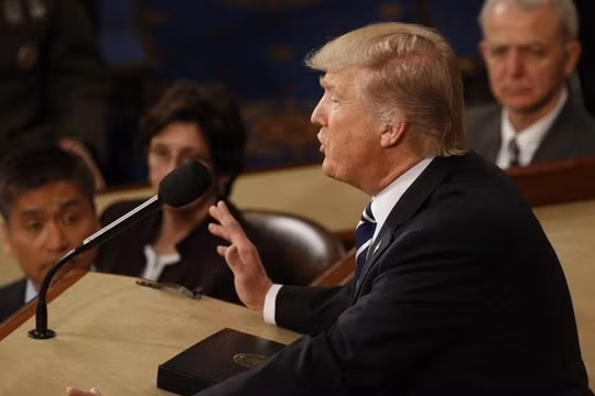 Tổng thống D. Trump phát biểu trước Hạ viện
