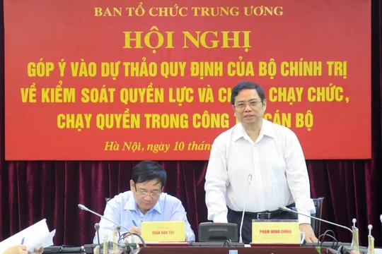  Ông Phạm Minh Chính - Ủy viên Bộ Chính trị, Bí thư Trung ương Đảng, Trưởng Ban Tổ chức Trung ương Đảng. Nguồn: dangcongdan.vn 