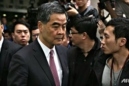 Ông Lương Chấn Anh lo ngại phong trào đòi độc lập cho Hồng KôngAFP