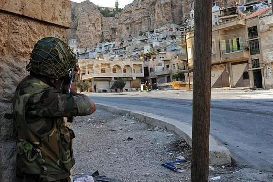 Binh sỹ Syria. (Nguồn: SAGA)